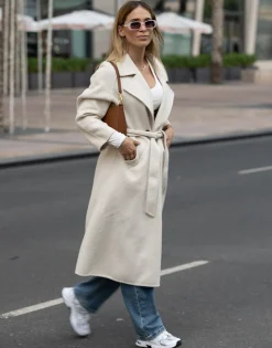 THEAD. - ABIGAIL COAT Blanc Clearance