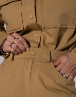 New THEAD. - HAILEY SHIRT Camel