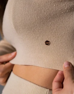 Discount THEAD. - LILLY TOP Beige