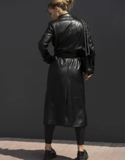 THEAD. - LINDSEY TRENCH Noir Outlet