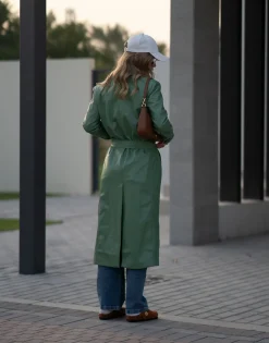 THEAD. - LINDSEY TRENCH Vert Discount