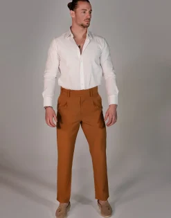 THEAD. - TED PANT Marron Outlet