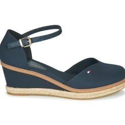 New Tommy Hilfiger - BASIC CLOSED TOE MID WEDGE Bleu