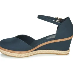 New Tommy Hilfiger - BASIC CLOSED TOE MID WEDGE Bleu