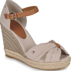 Hot Tommy Hilfiger - BASIC OPEN TOE HIGH WEDGE Beige