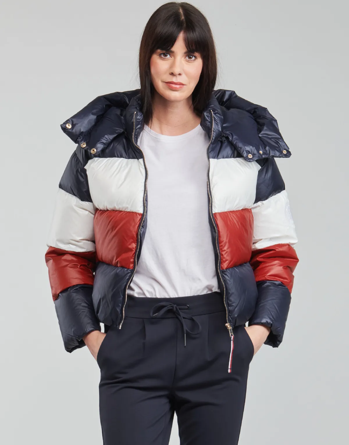 Tommy Hilfiger - COLORBLOCK  DWN PUFFER JKT