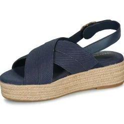 Tommy Hilfiger - DENIM ESPADRILLE PLATFORM SANDAL Marine Online