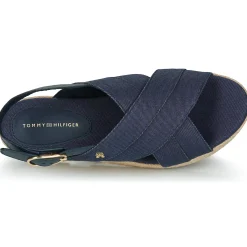 Tommy Hilfiger - DENIM ESPADRILLE PLATFORM SANDAL Marine Online