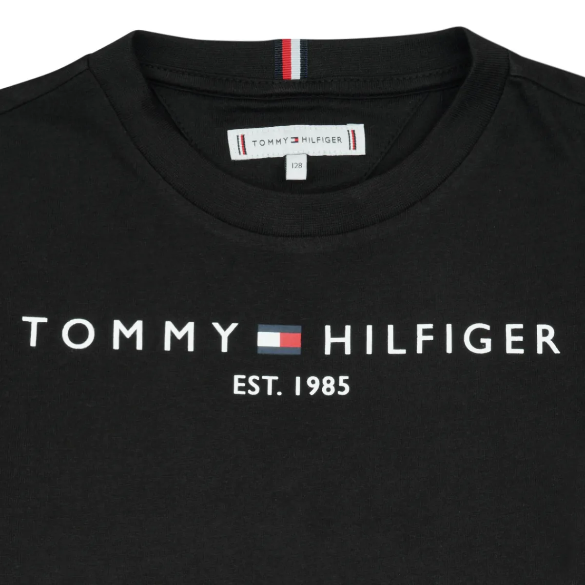 Tommy Hilfiger - ESSENTIAL TEE S/S Noir