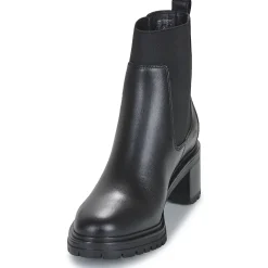 Tommy Hilfiger - FLAG MID HEEL LEATHER CHELSEA Noir Online