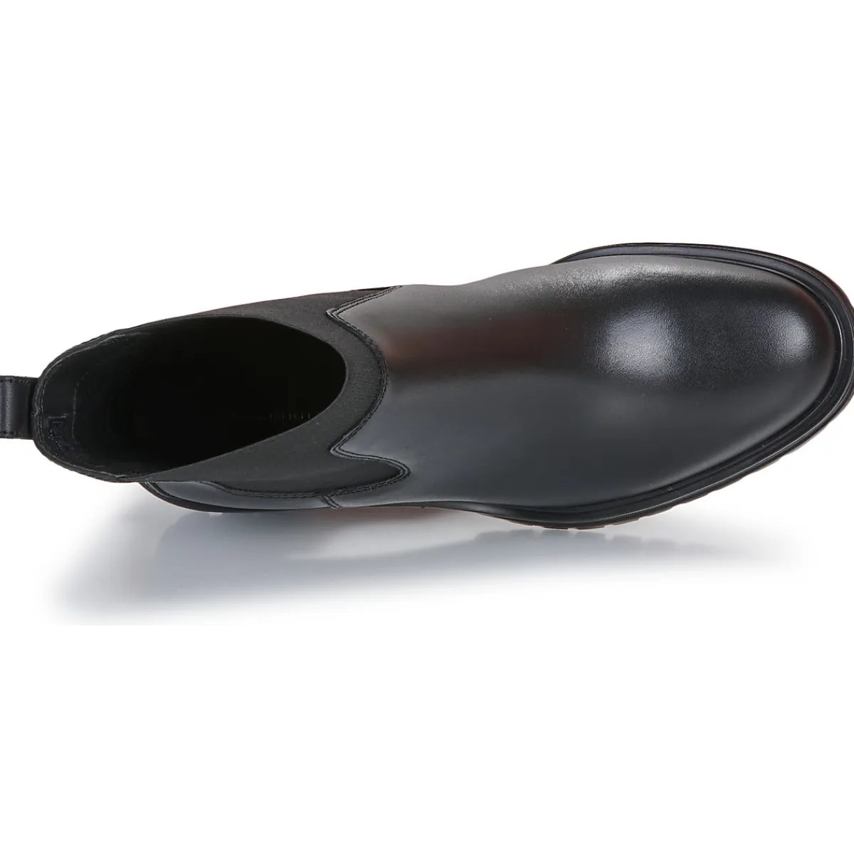 Tommy Hilfiger - FLAG MID HEEL LEATHER CHELSEA Noir Online