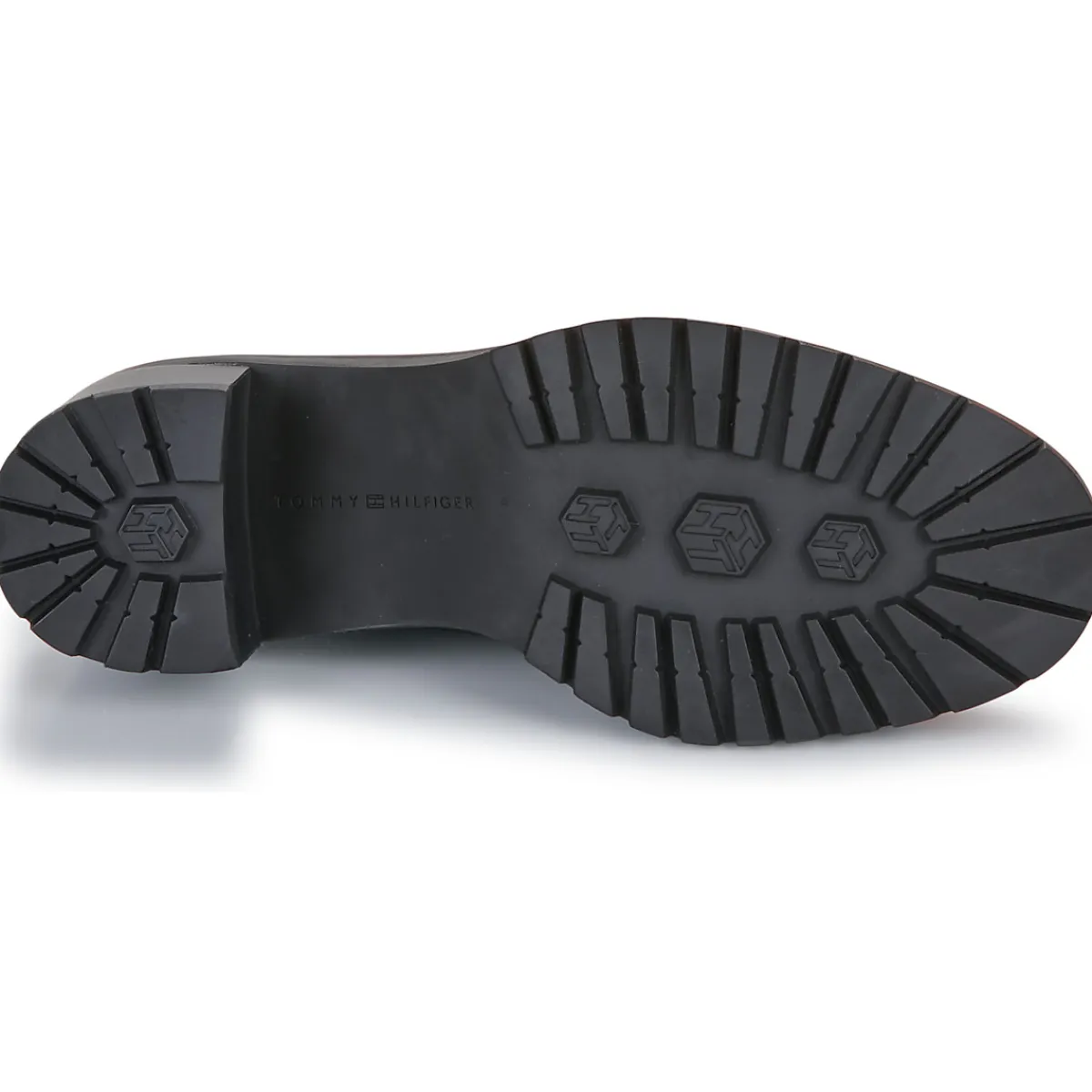 Tommy Hilfiger - FLAG MID HEEL LEATHER CHELSEA Noir Online