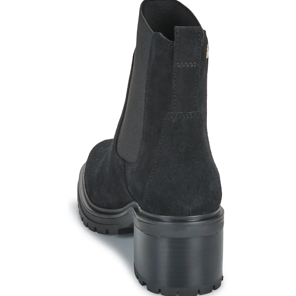 Tommy Hilfiger - FLAG MID HEEL SUEDE CHELSEA