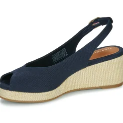 Tommy Hilfiger - FLAG MID WEDGE ESPAD SLINGBACK Marine