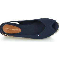 Tommy Hilfiger - FLAG MID WEDGE ESPAD SLINGBACK Marine