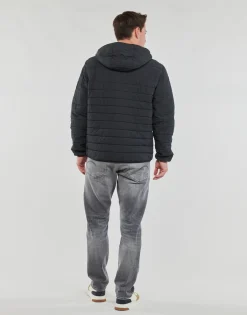 Sale Tommy Hilfiger - GMD PADDED HOODED JACKET Noir