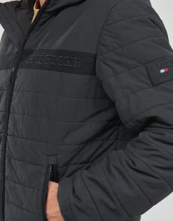 Sale Tommy Hilfiger - GMD PADDED HOODED JACKET Noir