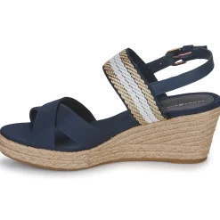 Tommy Hilfiger - GOLDEN WEBBING MID WEDGE Marine Best
