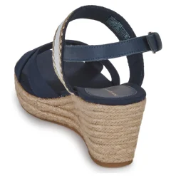 Tommy Hilfiger - GOLDEN WEBBING MID WEDGE Marine Best