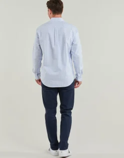 New Tommy Hilfiger - HERITAGE OXFORD STRIPE RF SHIRT Bleu