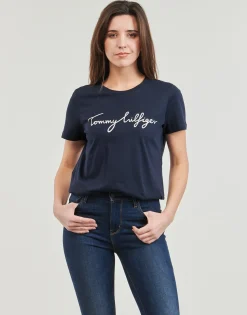 Tommy Hilfiger - HERITAGE CREW NECK GRAPHIC TEE Marine Discount