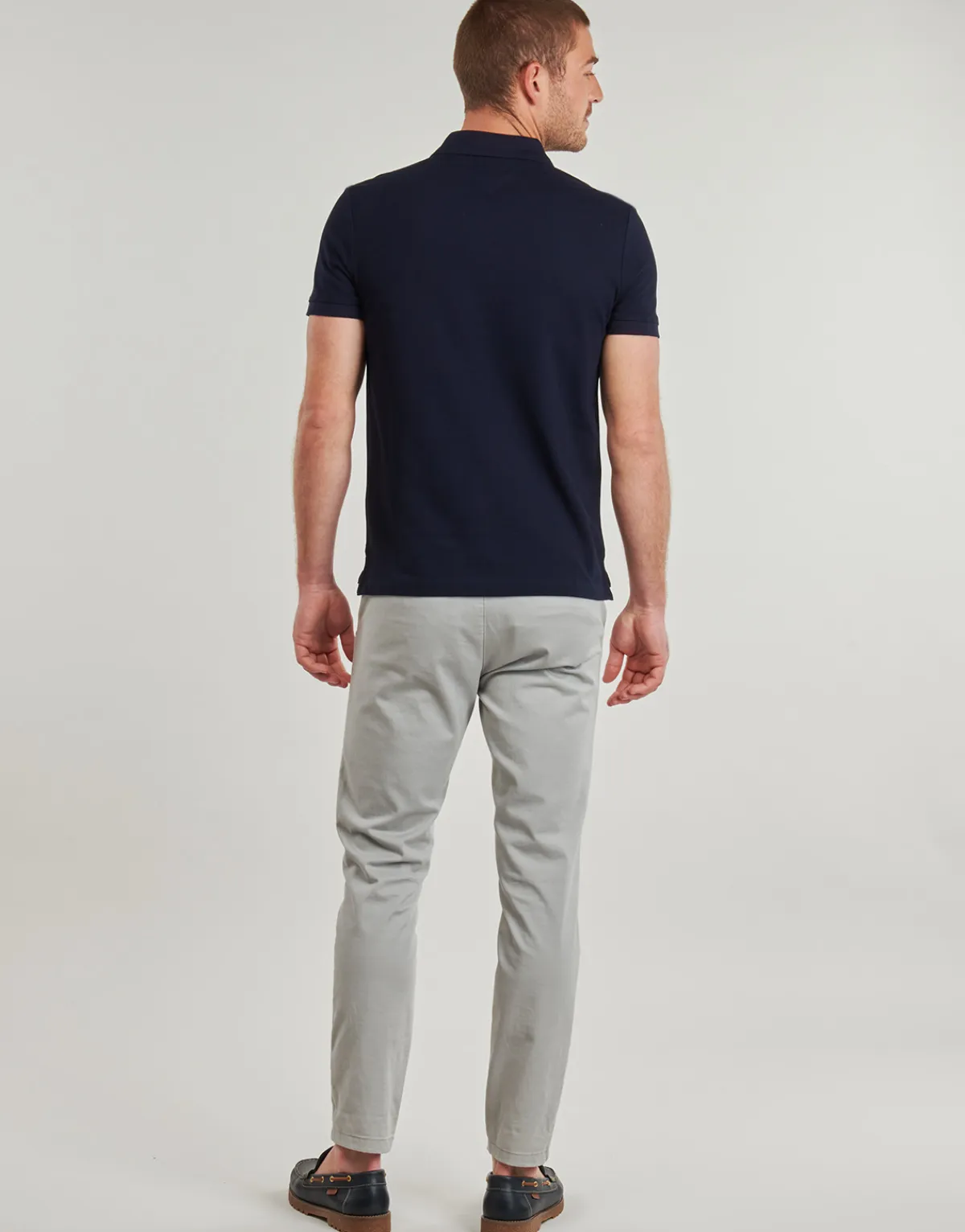 Discount Tommy Hilfiger - HILFIGER FLAG REG POLO Marine