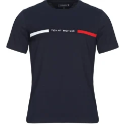 Tommy Hilfiger - HILFIGER CHEST INSERT TEE Marine