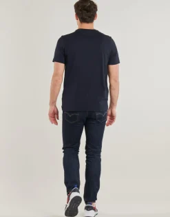 Tommy Hilfiger - HILFIGER CHEST INSERT TEE Marine