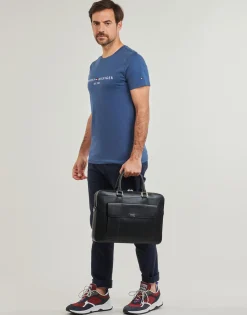 Tommy Hilfiger - LOGO TEE Bleu Online