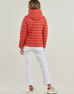 Online Tommy Hilfiger - LW PADDED GLOBAL STRIPE JACKET Rouge