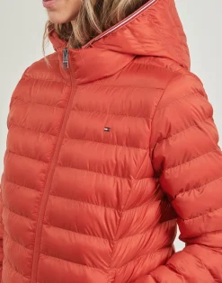 Online Tommy Hilfiger - LW PADDED GLOBAL STRIPE JACKET Rouge