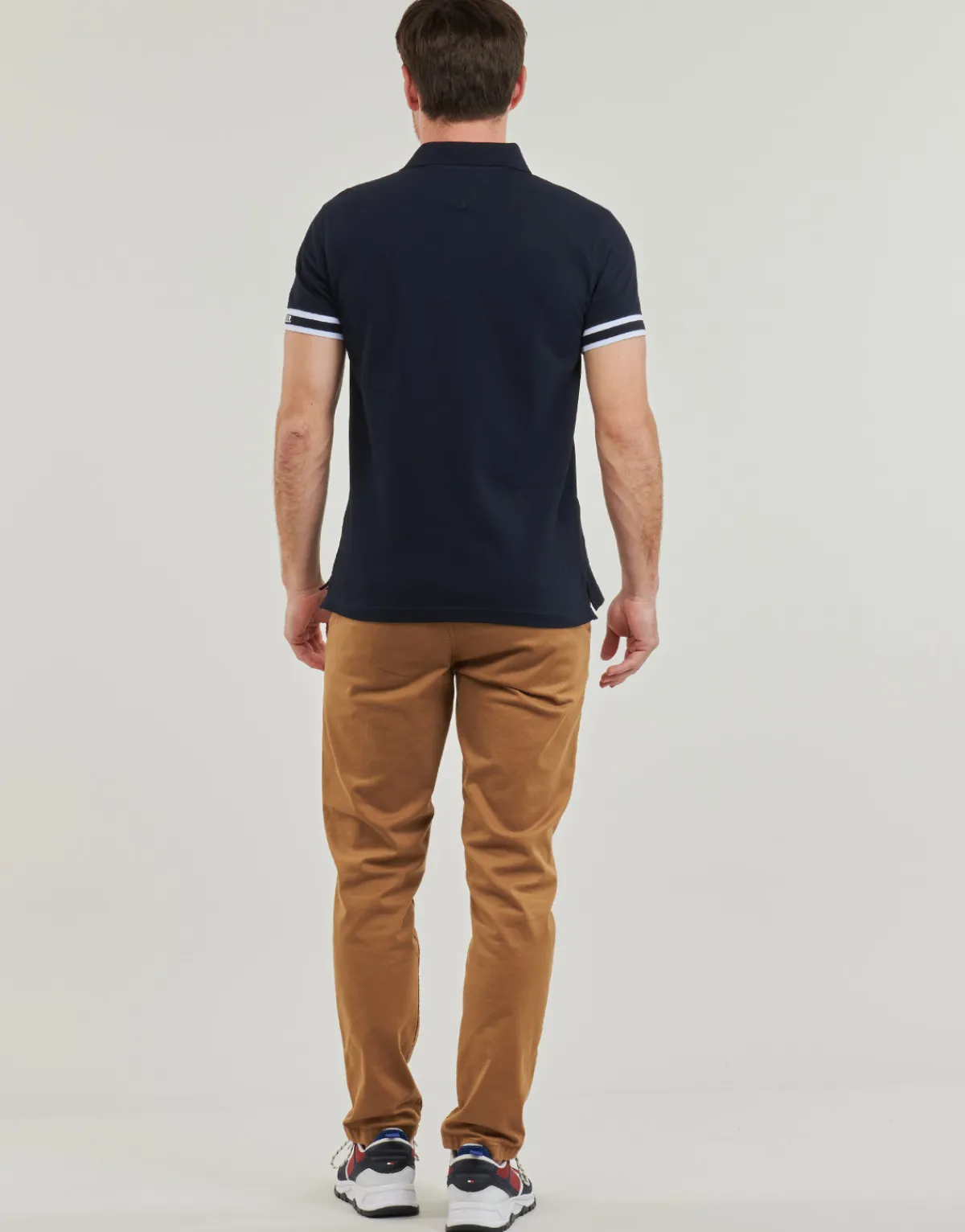 Tommy Hilfiger - MONOTYPE CUFF SLIM FIT POLO Marine Sale