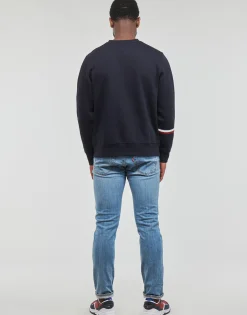 Best Tommy Hilfiger - NEW GLOBAL STRIPE CREWNECK Marine