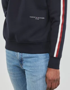Best Tommy Hilfiger - NEW GLOBAL STRIPE CREWNECK Marine