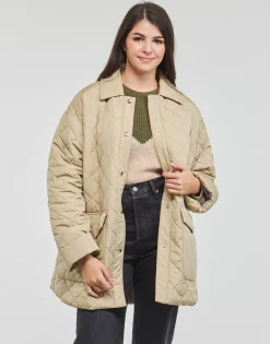 Best Tommy Hilfiger - QUILTED  SORONA SHORT SHACKET Beige