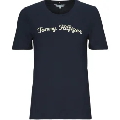 Tommy Hilfiger - REG SCRIPT C-NK SS Marine Discount