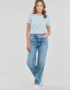 Tommy Hilfiger - RELAXED STRAIGHT HW LIV Bleu Clearance