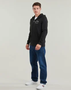 Discount Tommy Hilfiger - ROUNDALL HOODED ZIP THROUGH Noir