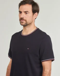 New Tommy Hilfiger - RWB TIPPED COLLAR TEE Marine