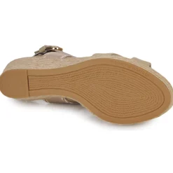 Tommy Hilfiger - SEASONAL WEBBING MID WEDGE Beige Hot