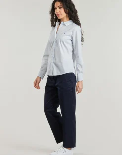 Tommy Hilfiger - SLIM STRAIGHT CO CHINO Marine