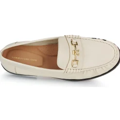 Outlet Tommy Hilfiger - SOFT LEATHER HORSEBIT LOAFER Blanc