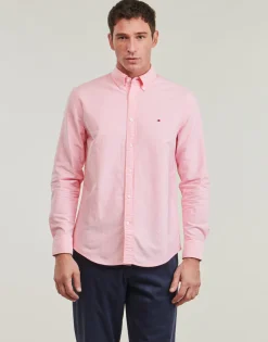 Tommy Hilfiger - SOLID HERITAGE OXFORD RF SHIRT Rose Discount