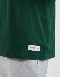 Tommy Hilfiger - SS TEE LOGO Vertfoncé