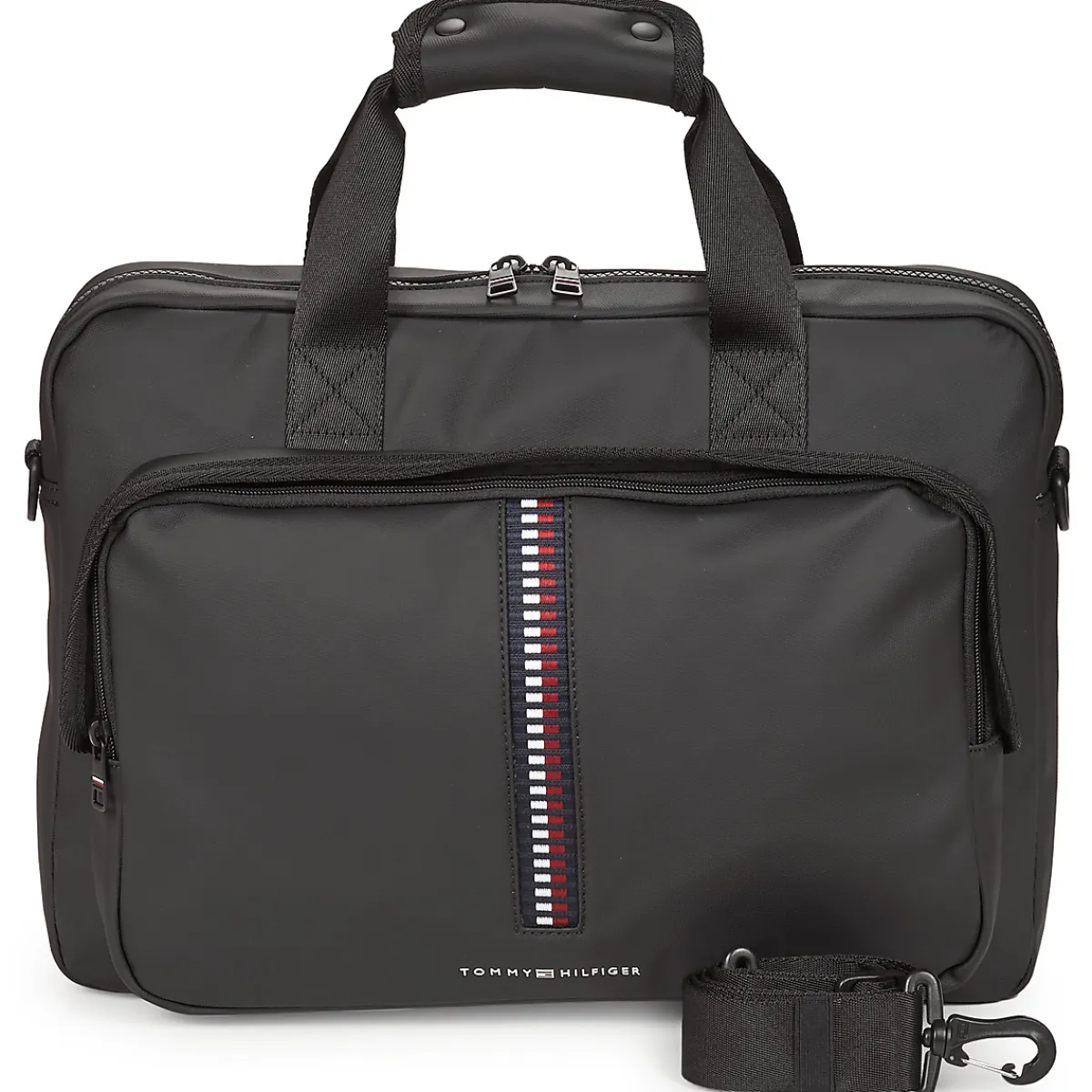 Outlet Tommy Hilfiger - TH CORP COMPUTER BAG Noir