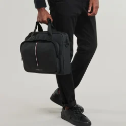 Outlet Tommy Hilfiger - TH CORP COMPUTER BAG Noir