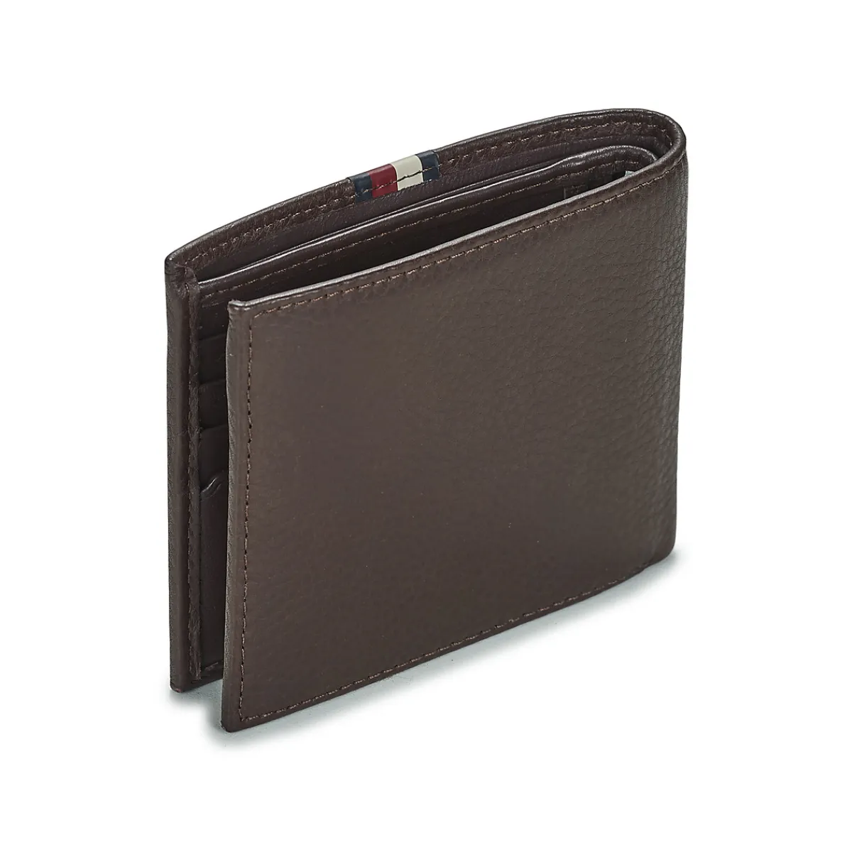 Tommy Hilfiger - TH CORP LEATHER CC AND COIN Marron