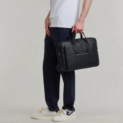 Tommy Hilfiger - TH CORP SLIM COMPUTER BAG Marine Outlet