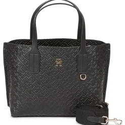 Tommy Hilfiger - TH DISTINCT SMALL TOTE MONO Noir Sale