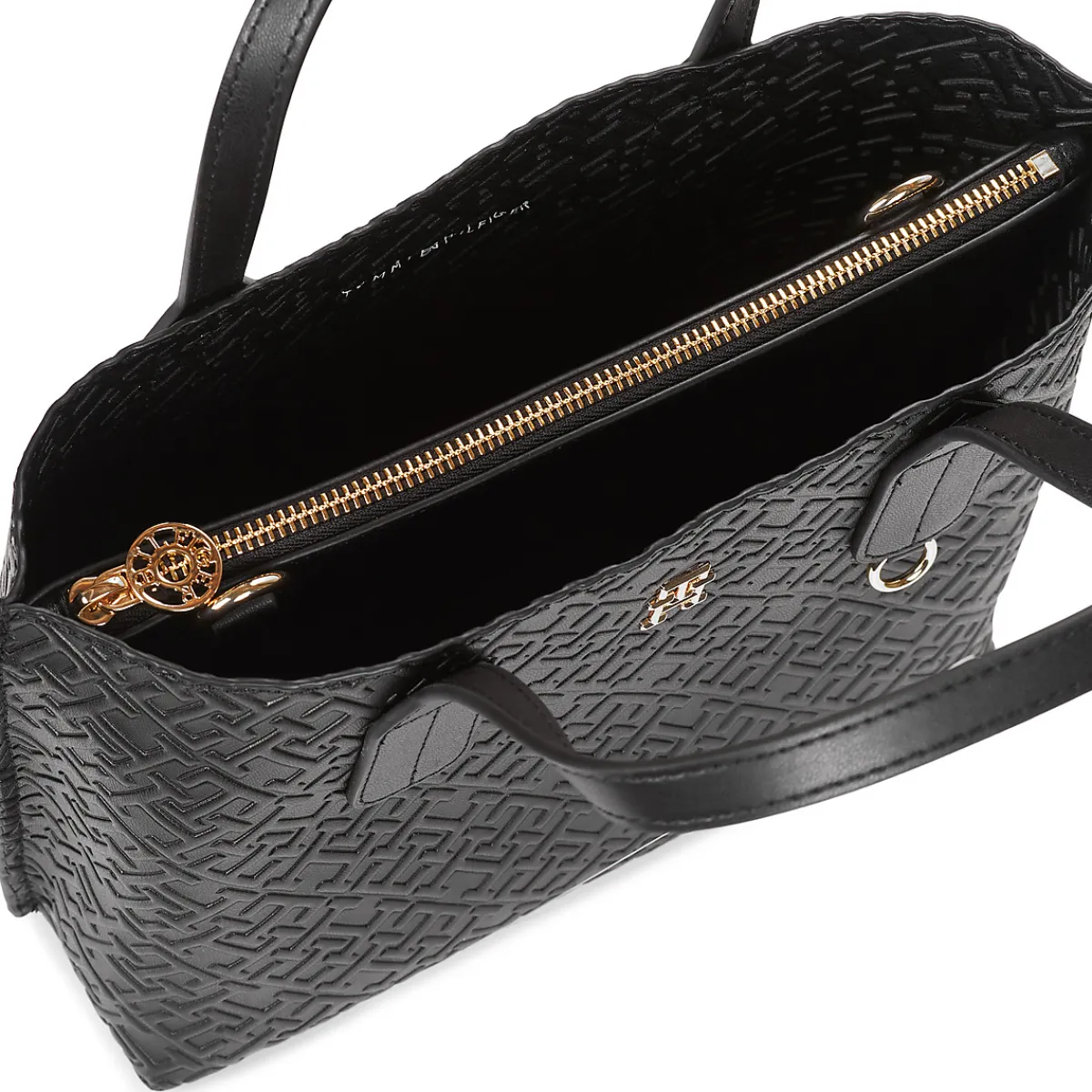 Tommy Hilfiger - TH DISTINCT SMALL TOTE MONO Noir Sale